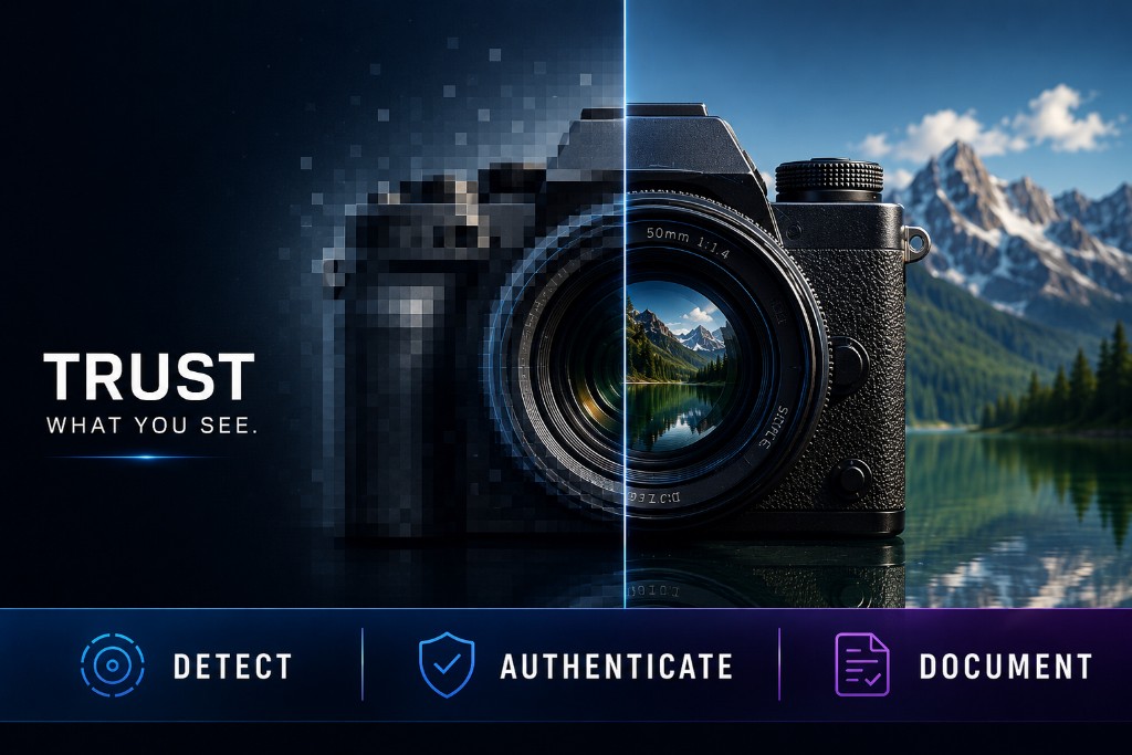 Trust what you see, detect, authenticate, and document with Bitphoto